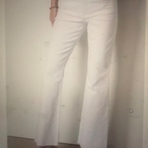 But From the Kloth raw edge white jeans